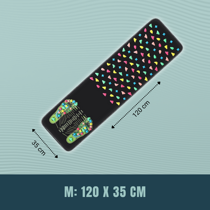 Acupressure Foot Massage Mat, Rolls Up for Storage, view 2