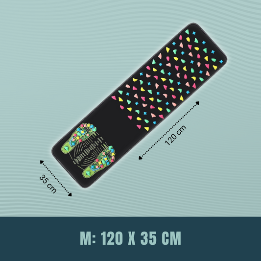 Acupressure Foot Massage Mat, Rolls Up for Storage, view 2