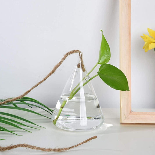 Hanging Glass Terrarium Vases, Set of 3, view 2