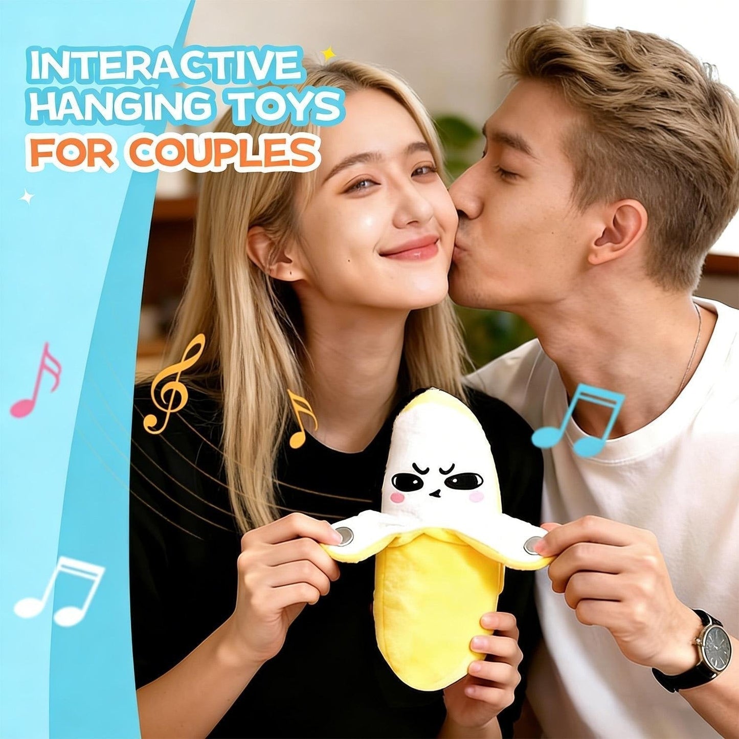 Musical Plush Fruit Toy, Singing Strawberry, Banana, Carrot, view 6