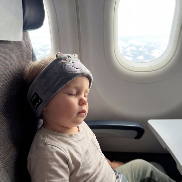 Kids' Fleece Sleep Headband with Bluetooth Speakers, view 4