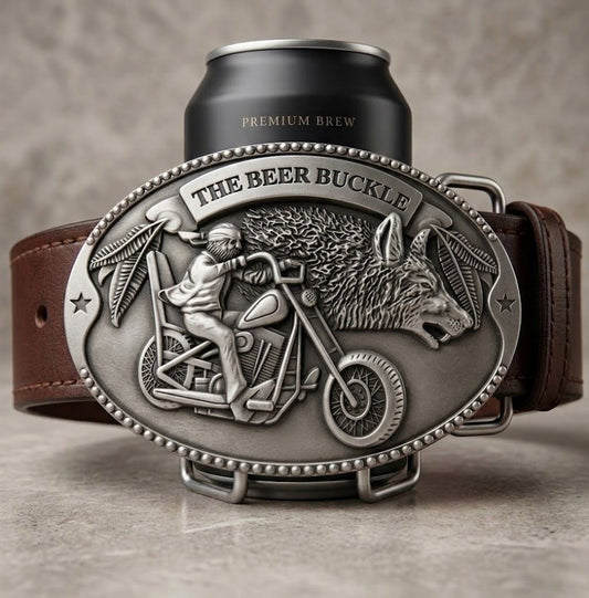 Belt Buckle Drink Holder for Cans and Bottles, view 2
