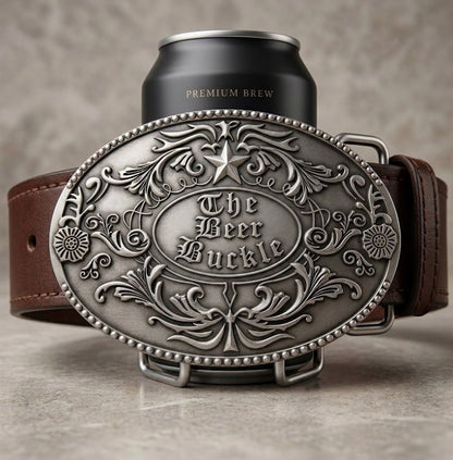 Belt Buckle Drink Holder for Cans and Bottles, view 3