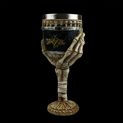 Skeleton Hand Goblet in Stainless Steel, view 7