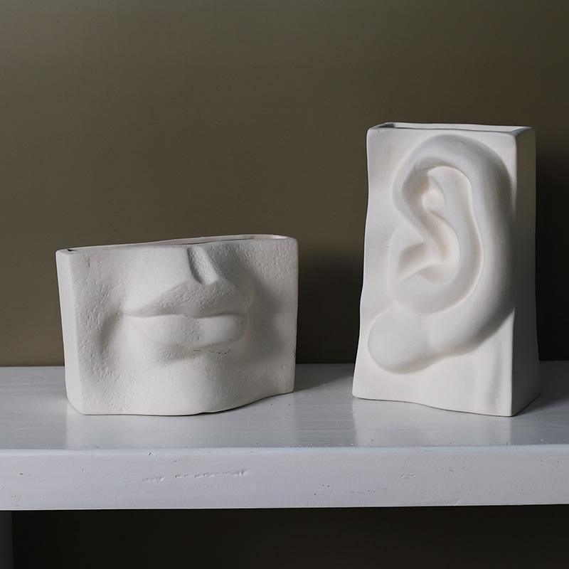 Resin Face Vase, Eye, Ear, Nose or Mouth Shape, view 16