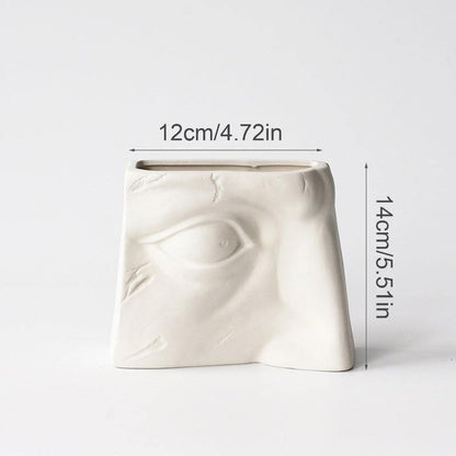 Resin Face Vase, Eye, Ear, Nose or Mouth Shape, view 8