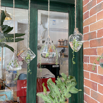 Hanging Glass Terrarium Vases, Set of 3, view 10
