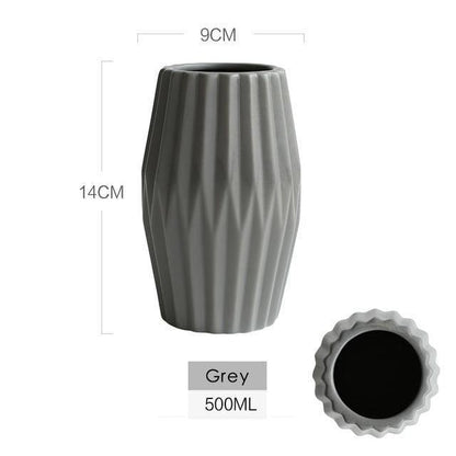 Tabletop Ceramic Vases, Three Shapes in Five Colors, view 9