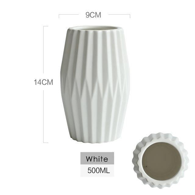 Tabletop Ceramic Vases, Three Shapes in Five Colors, view 14