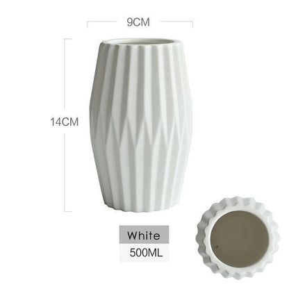 Tabletop Ceramic Vases, Three Shapes in Five Colors, view 14