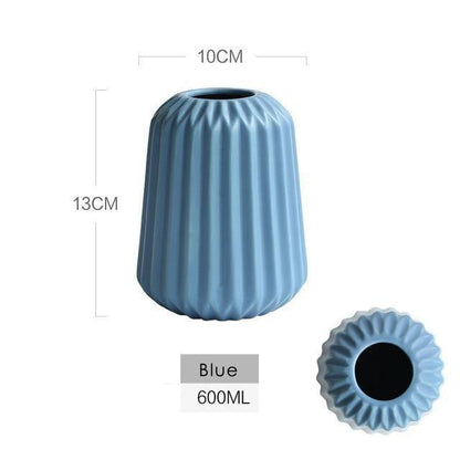 Tabletop Ceramic Vases, Three Shapes in Five Colors, view 12