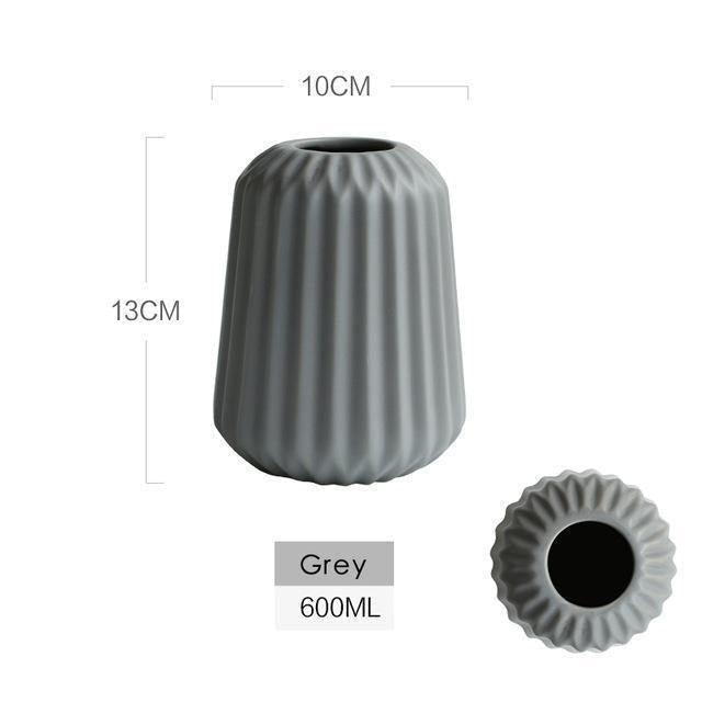 Tabletop Ceramic Vases, Three Shapes in Five Colors, view 16