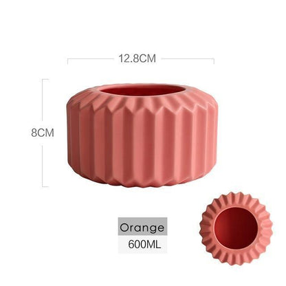Tabletop Ceramic Vases, Three Shapes in Five Colors, view 21