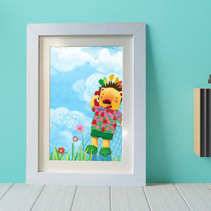 Kids Art Frame for A4 Drawings with Magnetic Front, view 7