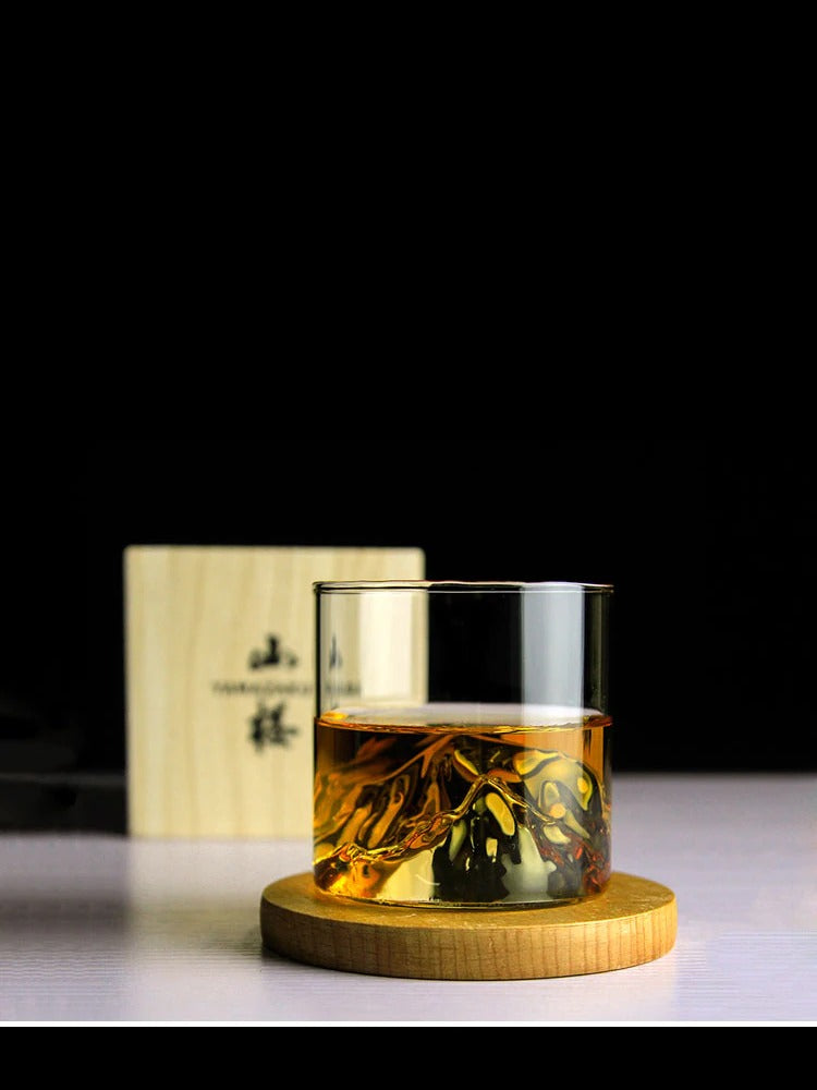 Japanese Whiskey Glass with Wooden Box, 6.8 oz, view 3