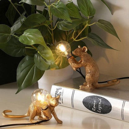 Mouse Figure Accent Lamp in Three Poses, view 8