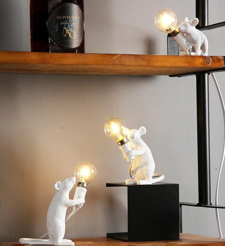 Mouse Figure Accent Lamp in Three Poses, view 10