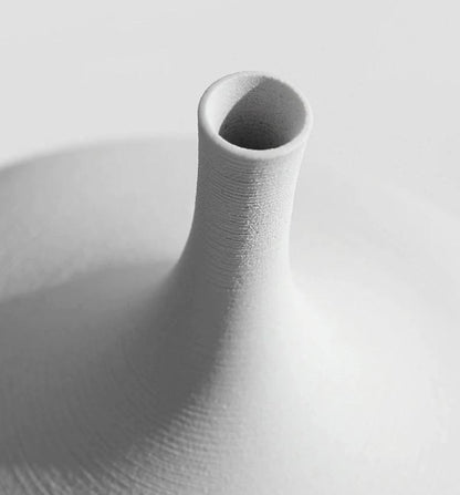 Slim Textured Ceramic Vases, White or Black, view 3