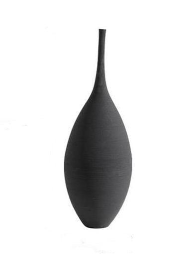 Slim Textured Ceramic Vases, White or Black, view 14