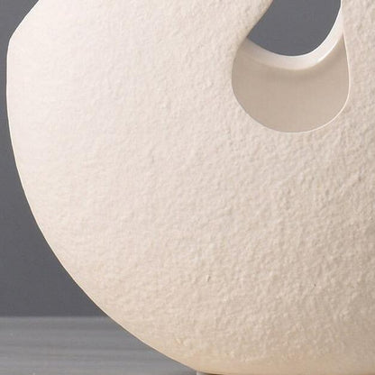 Cracked Egg Ceramic Vase in Off White, 3 Sizes, view 4