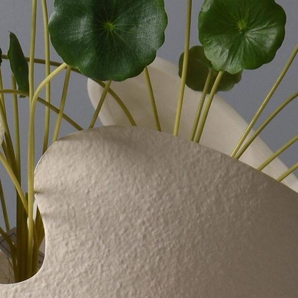 Cracked Egg Ceramic Vase in Off White, 3 Sizes, view 5