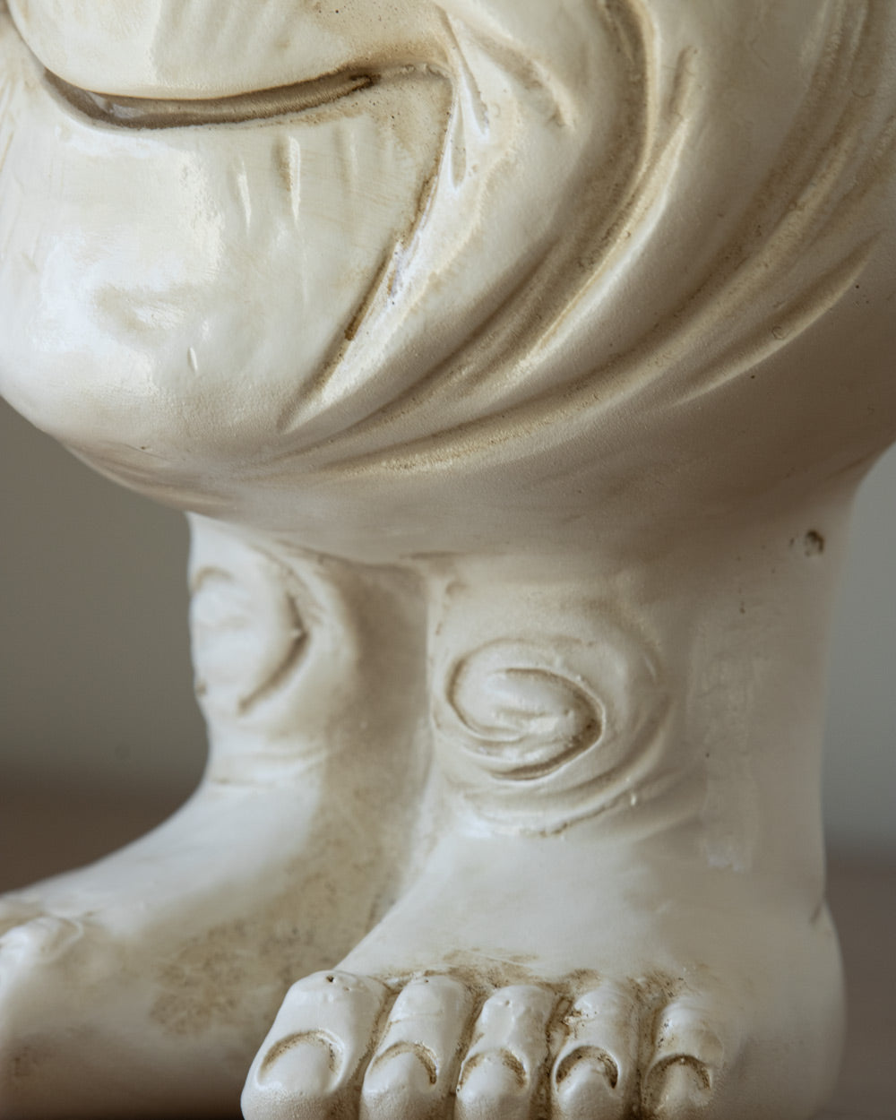 Resin Face Planter with Drainage Hole, Six Characters, view 11