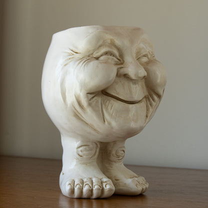 Resin Face Planter with Drainage Hole, Six Characters, view 24