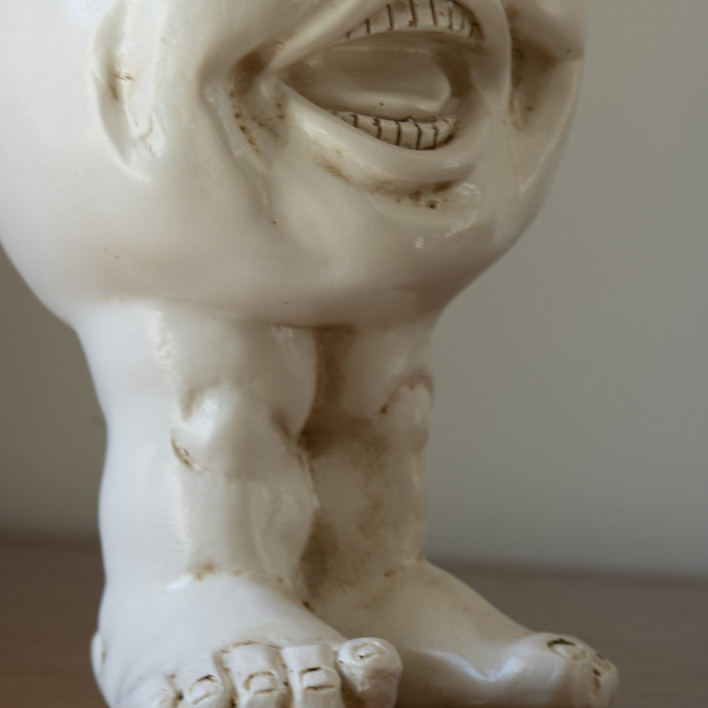 Resin Face Planter with Drainage Hole, Six Characters, view 28