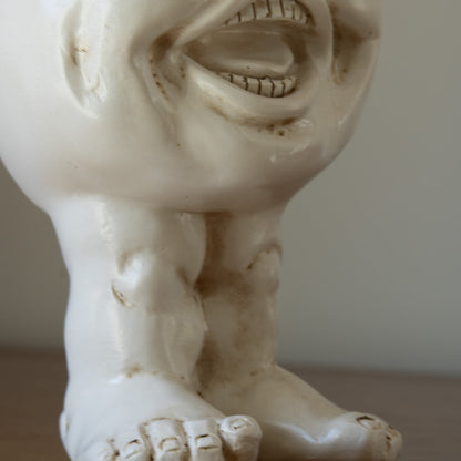 Resin Face Planter with Drainage Hole, Six Characters, view 28