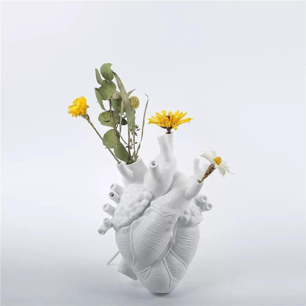 Anatomical Heart Vase for Dried Stems, Two Sizes, view 7