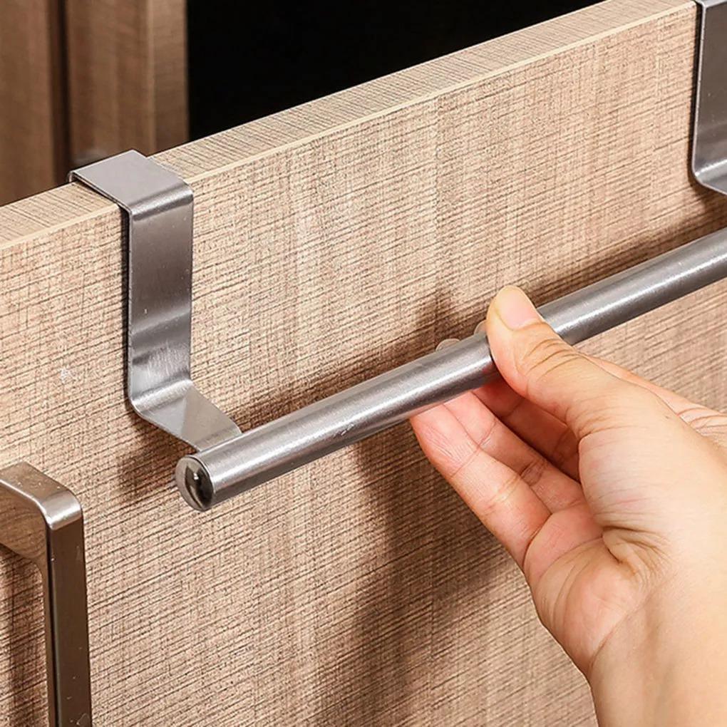 Over the Door Stainless Steel Towel Rack for Cabinets, view 2