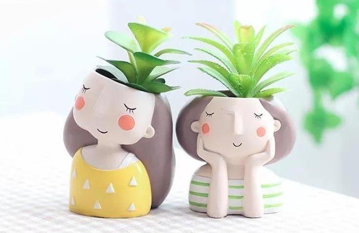 Patterned Plant Pot with Drainage Hole and Plug, view 8