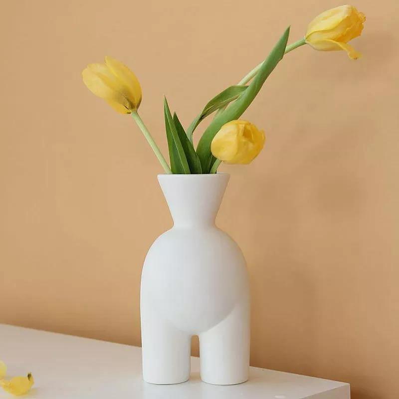 Ceramic Vase in an Abstract Human Form, Three Shapes, view 2