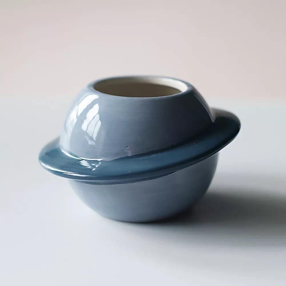 Planet Shaped Mini Ceramic Planter for Succulents, view 11
