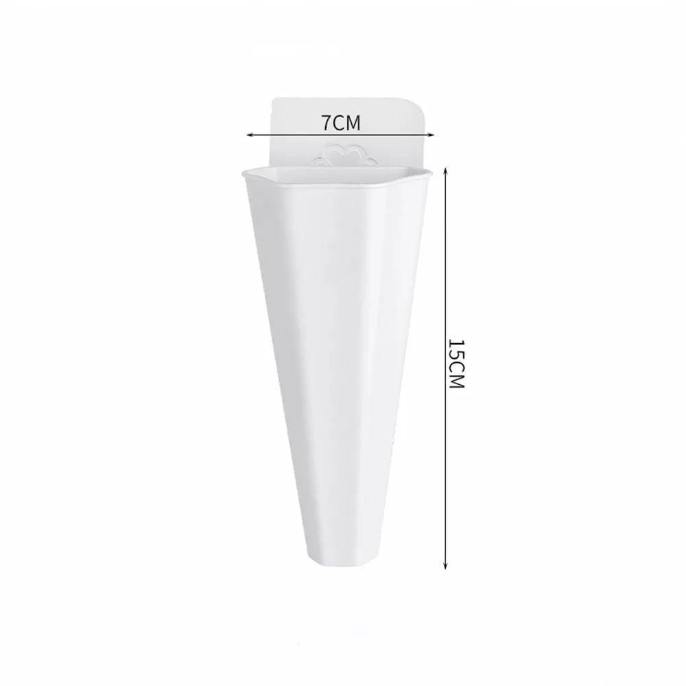 Wall Hanging Planters, Cone or Circle, White or Clear, view 10