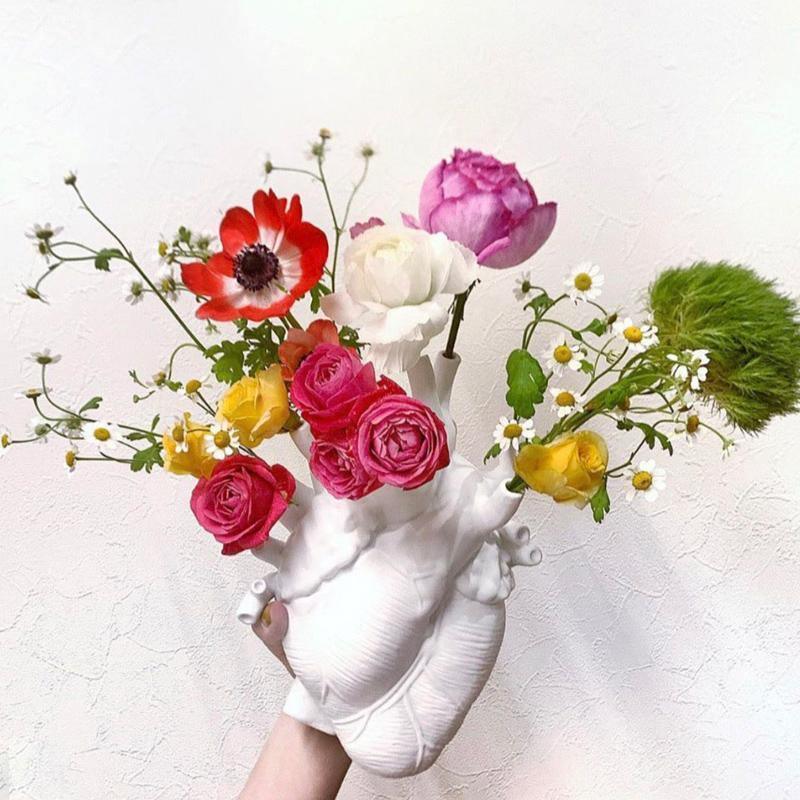 Anatomical Heart Vase for Dried Stems, Two Sizes, view 12