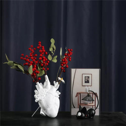 Anatomical Heart Vase for Dried Stems, Two Sizes, view 8