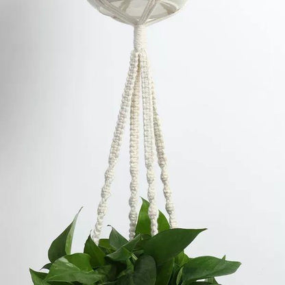 Macrame Plant Hangers, Set of 4, view 5