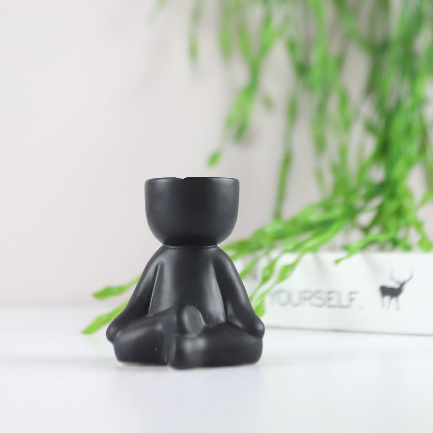 Little Person Ceramic Succulent Planter, Six Poses, view 21