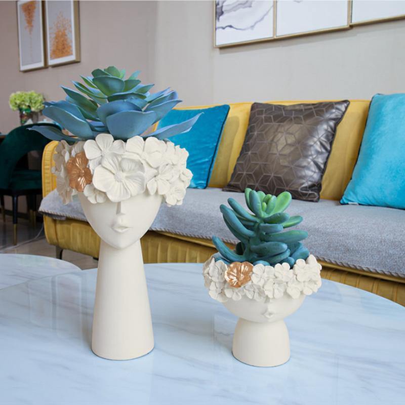 Resin Crown Shaped Flower Holder, Tall or Short, view 4