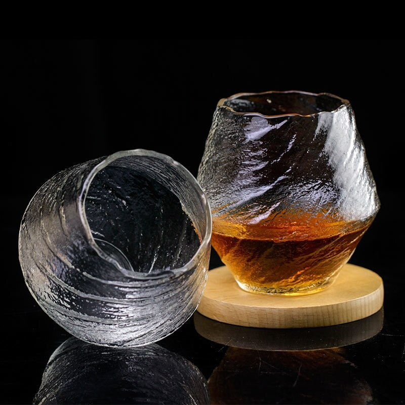 Handmade Japanese Edo Glass Tumbler for Whiskey, view 3