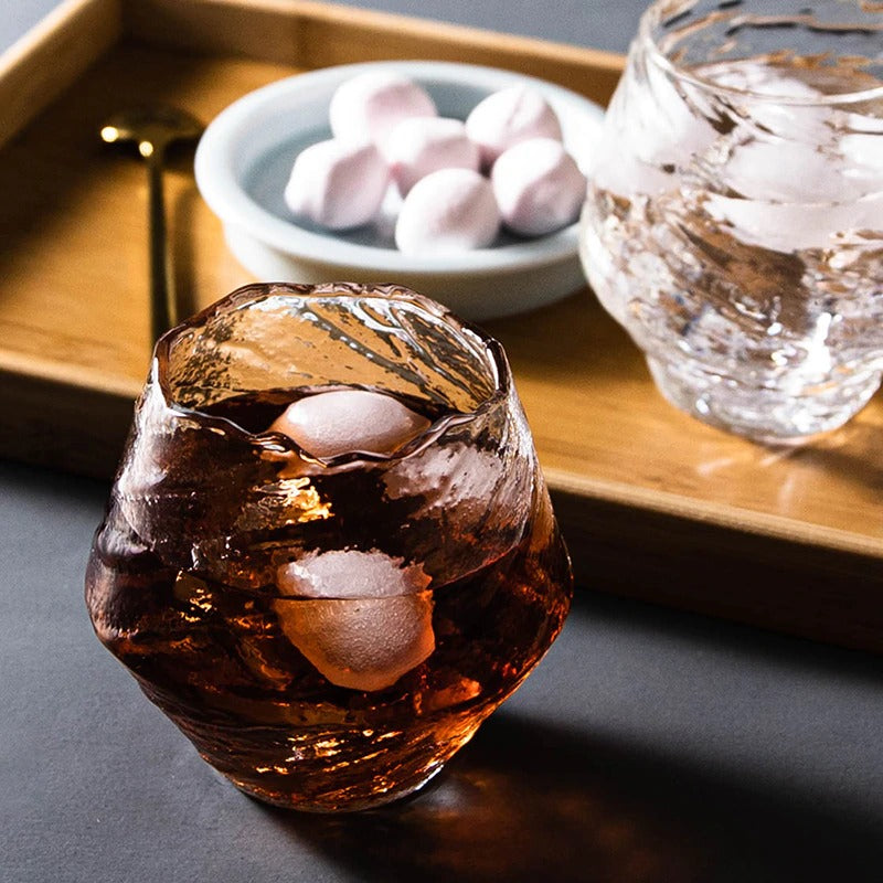 Handmade Japanese Edo Glass Tumbler for Whiskey, view 4