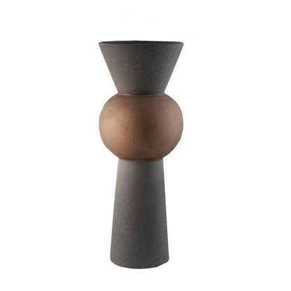 Ceramic Vessel Vase in Cylinder and Ball Shapes, view 8