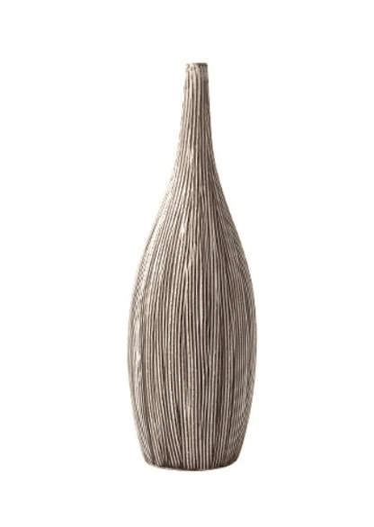 Etched Clay Vase in Three Sizes, 8 to 13 in Tall, view 9