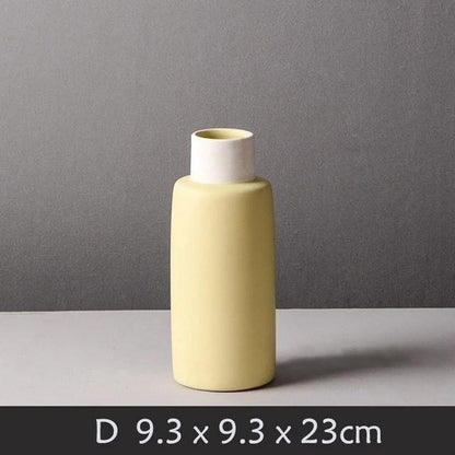 Matte Ceramic Decorative Vase in Five Modern Shapes, view 10