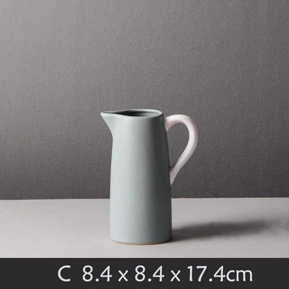 Matte Ceramic Decorative Vase in Five Modern Shapes, view 9