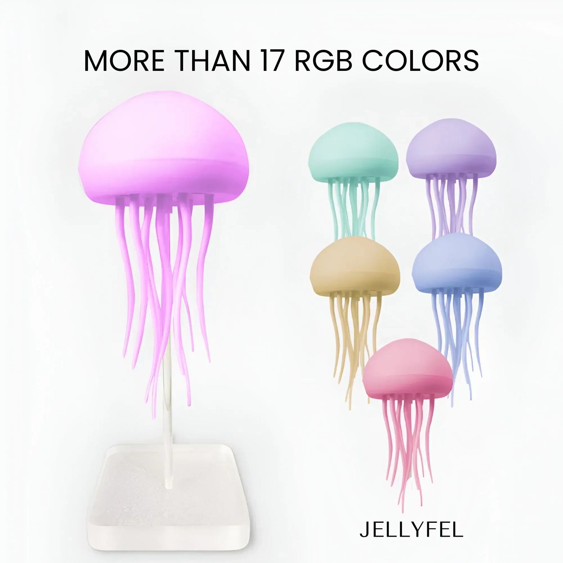 Dancing Jellyfish Lamp, Hanging or on a Stand, view 3