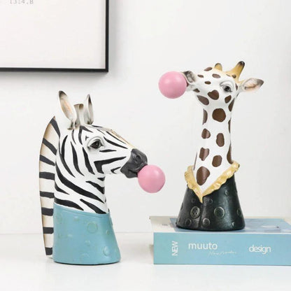 Bubblegum Animal Bust Vase in Five Styles, view 9