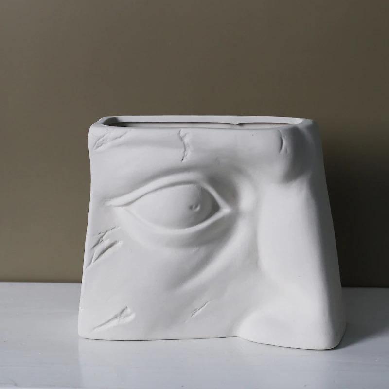 Resin Face Vase, Eye, Ear, Nose or Mouth Shape, view 7
