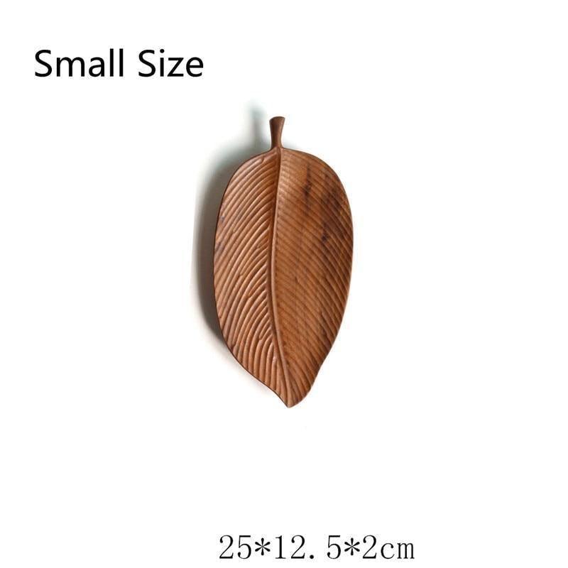 Black Walnut Leaf Serving Trays, Three Sizes, view 8